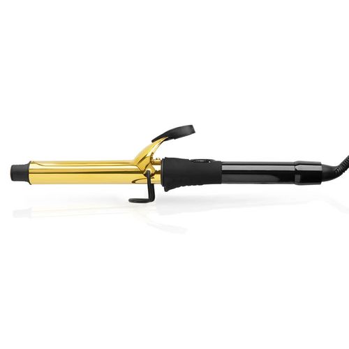 MODELADOR DE CACHOS PROFISSIONAL GOLD TITANIUM MQ COM PINÇA BIVOLT